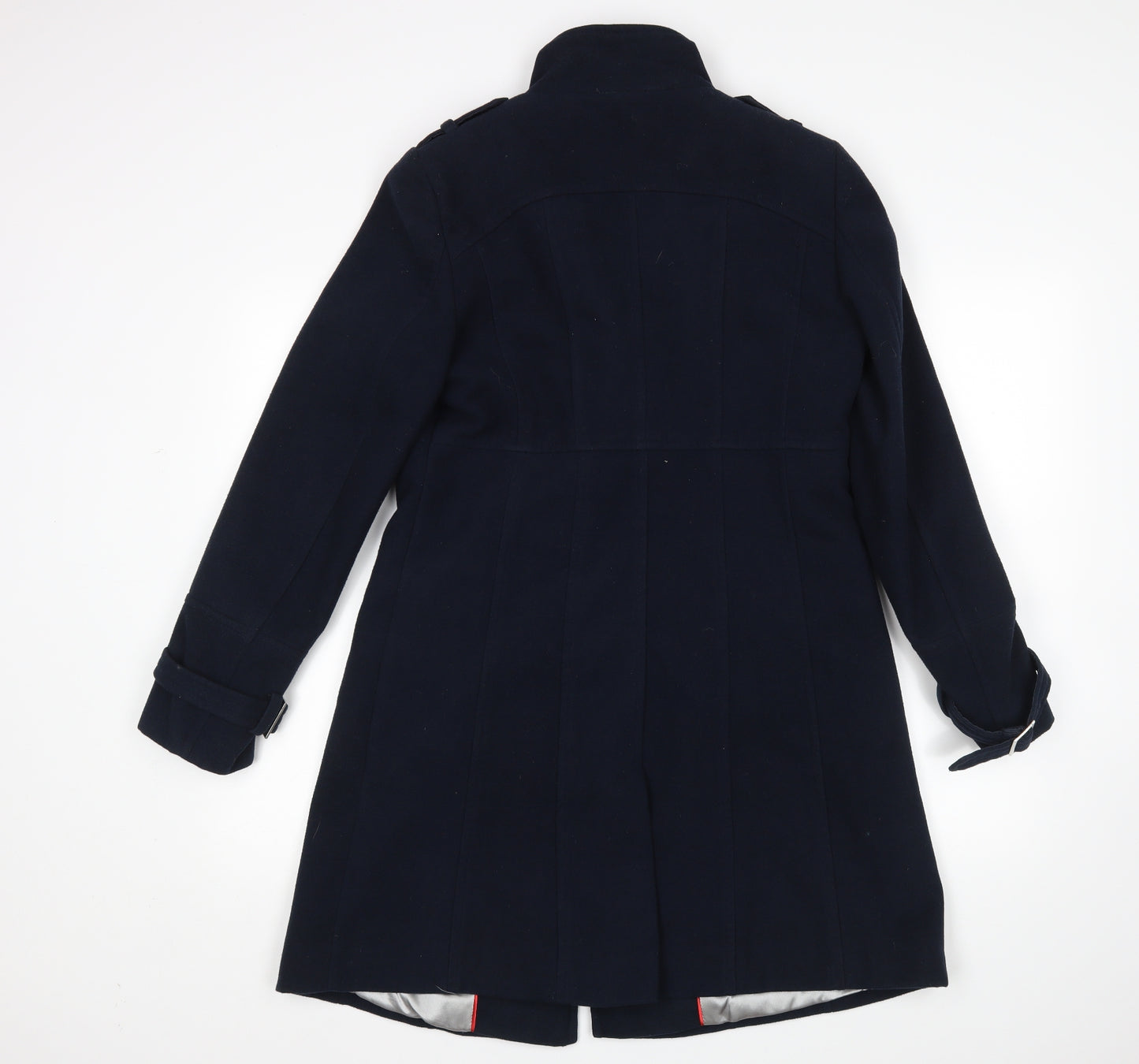 Wallis Womens Blue   Overcoat Coat Size 12