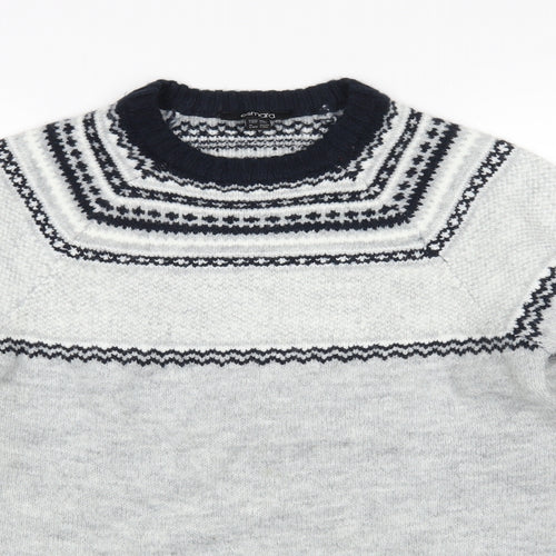 ESMARA Womens Multicoloured Argyle/Diamond  Pullover Jumper Size S