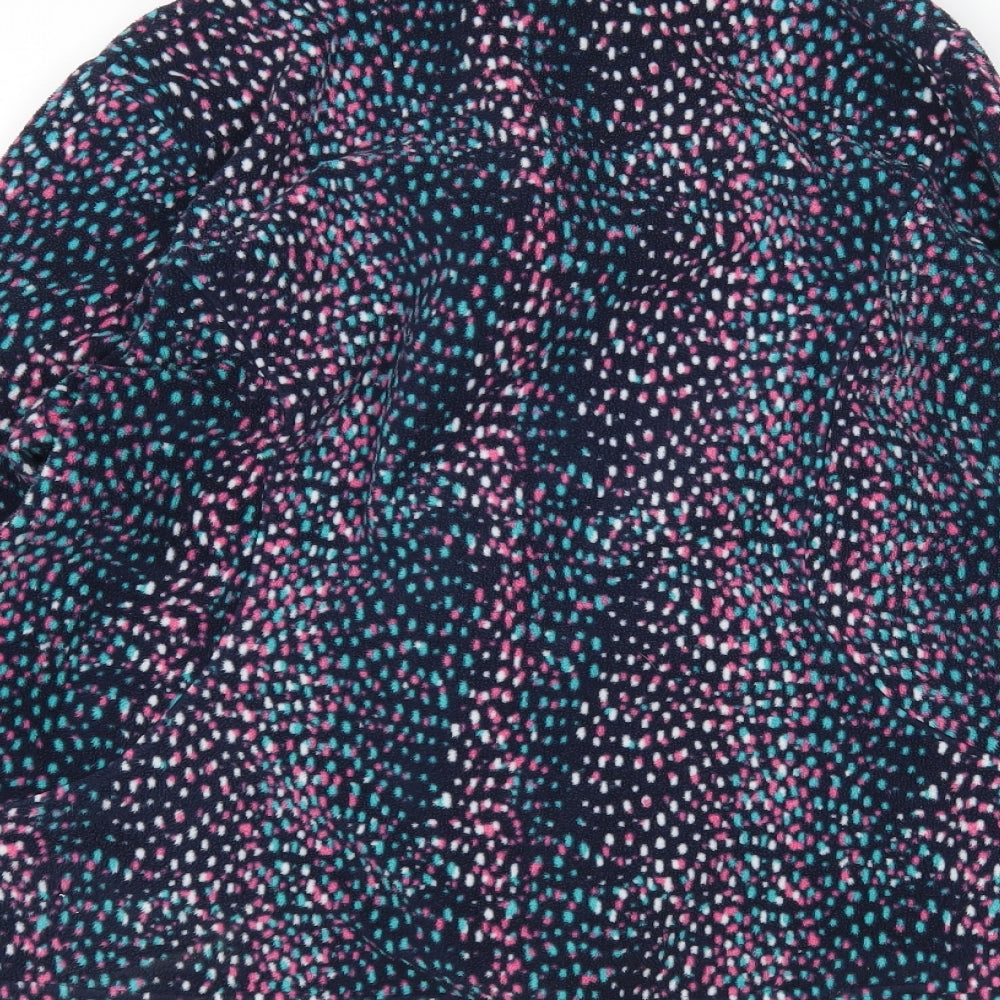 M&S Womens Multicoloured Polka Dot  Full Zip Sweatshirt Size 16