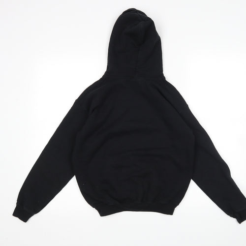 Gildan Girls Black   Pullover Hoodie Size L  - Eat Sleep Flip Repeat