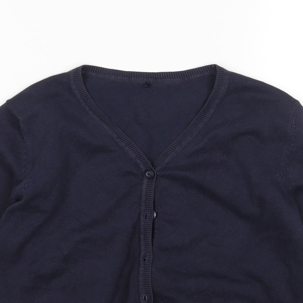 George Girls Blue   Cardigan Jumper Size 8-9 Years