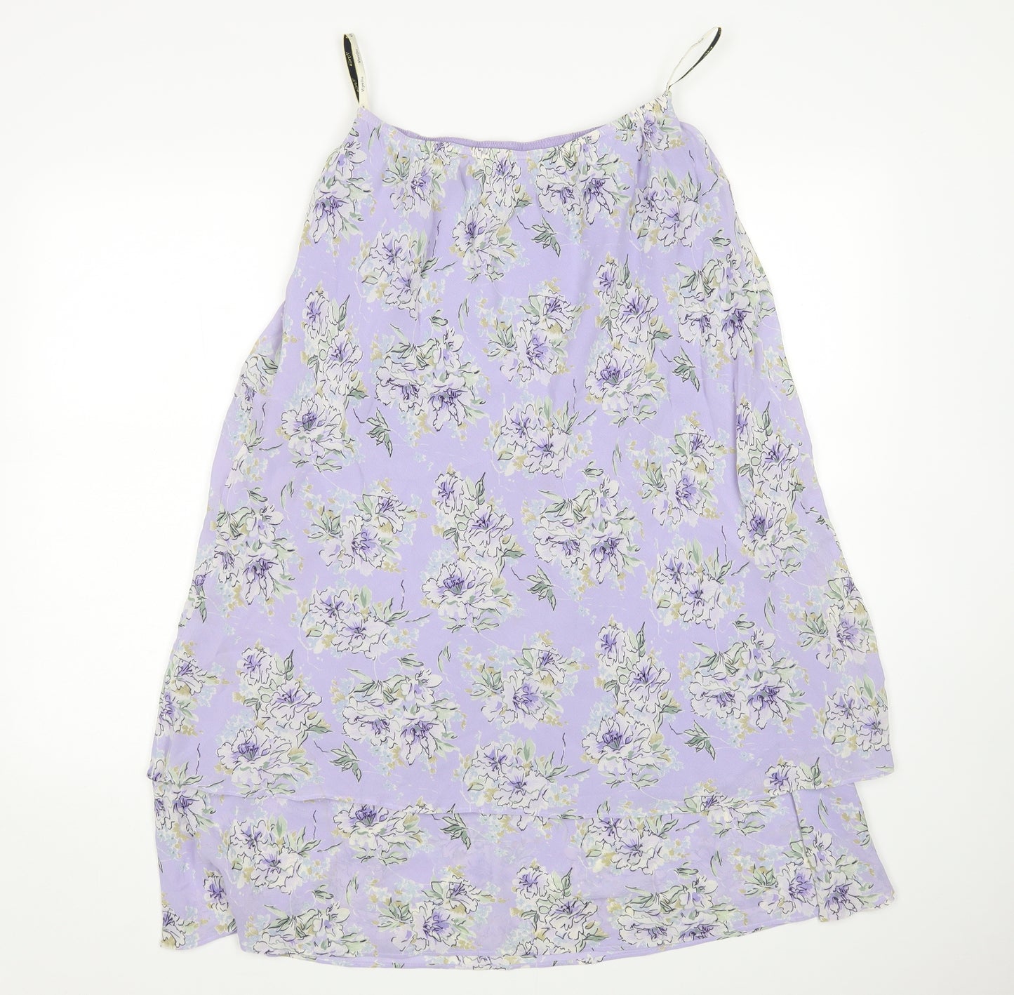 Viyella Womens Purple Floral  A-Line Skirt Size 12