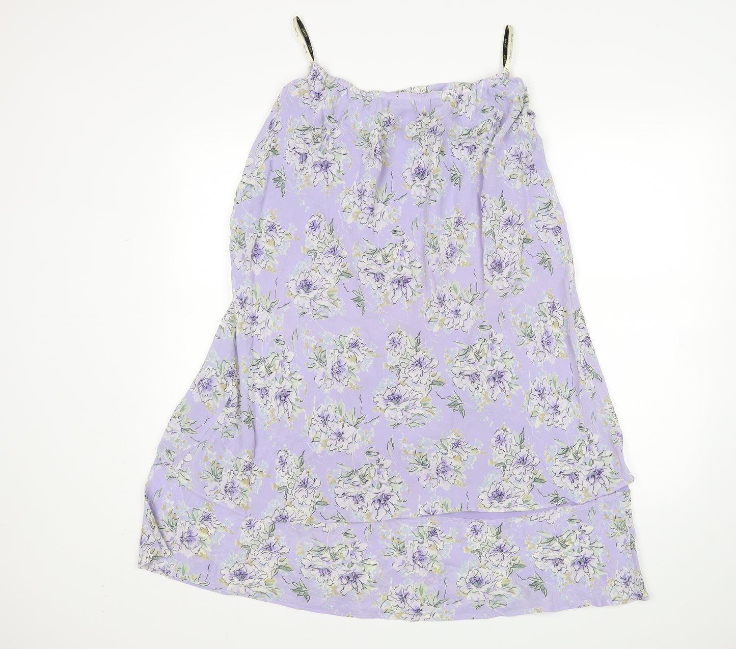 Viyella Womens Purple Floral  A-Line Skirt Size 12