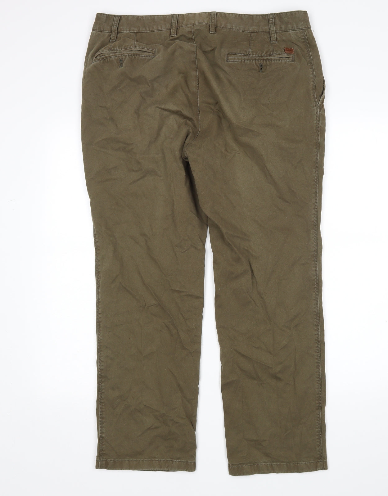 Sunwill Mens Green   Chino Trousers Size 38 L29 in