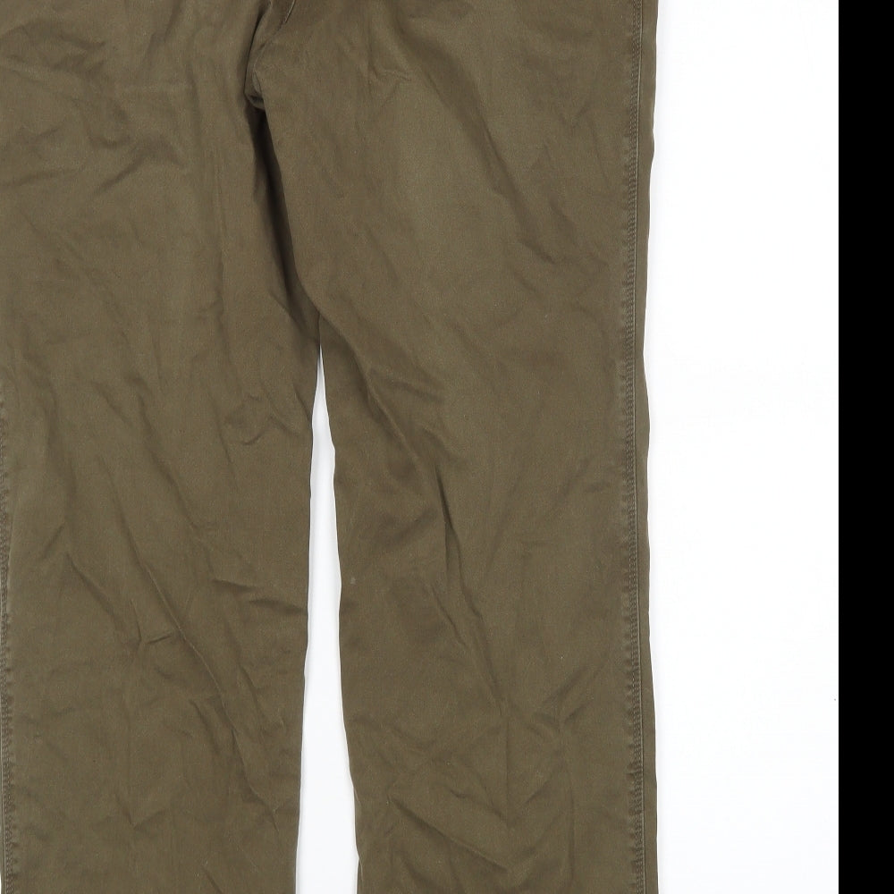 Sunwill Mens Green   Chino Trousers Size 38 L29 in