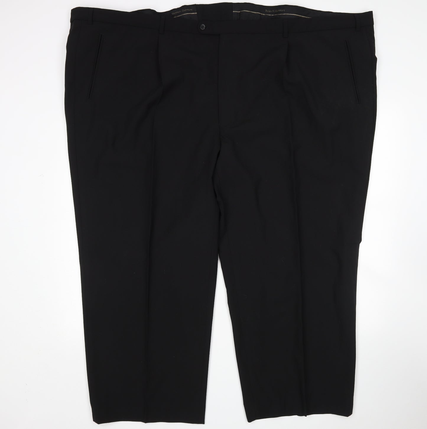 Preworn Mens Black   Trousers  Size 62 in L28 in