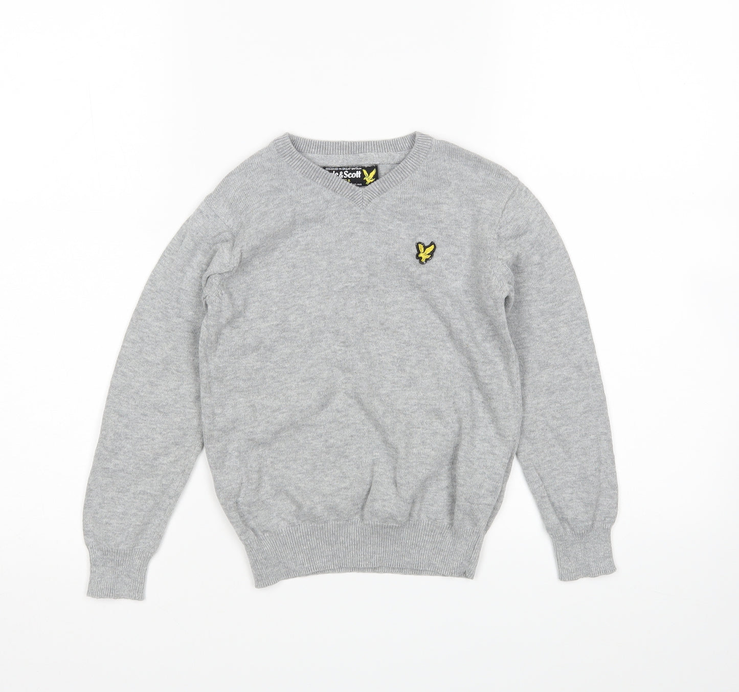 Lyle & Scott Boys Grey   Pullover Jumper Size 5-6 Years