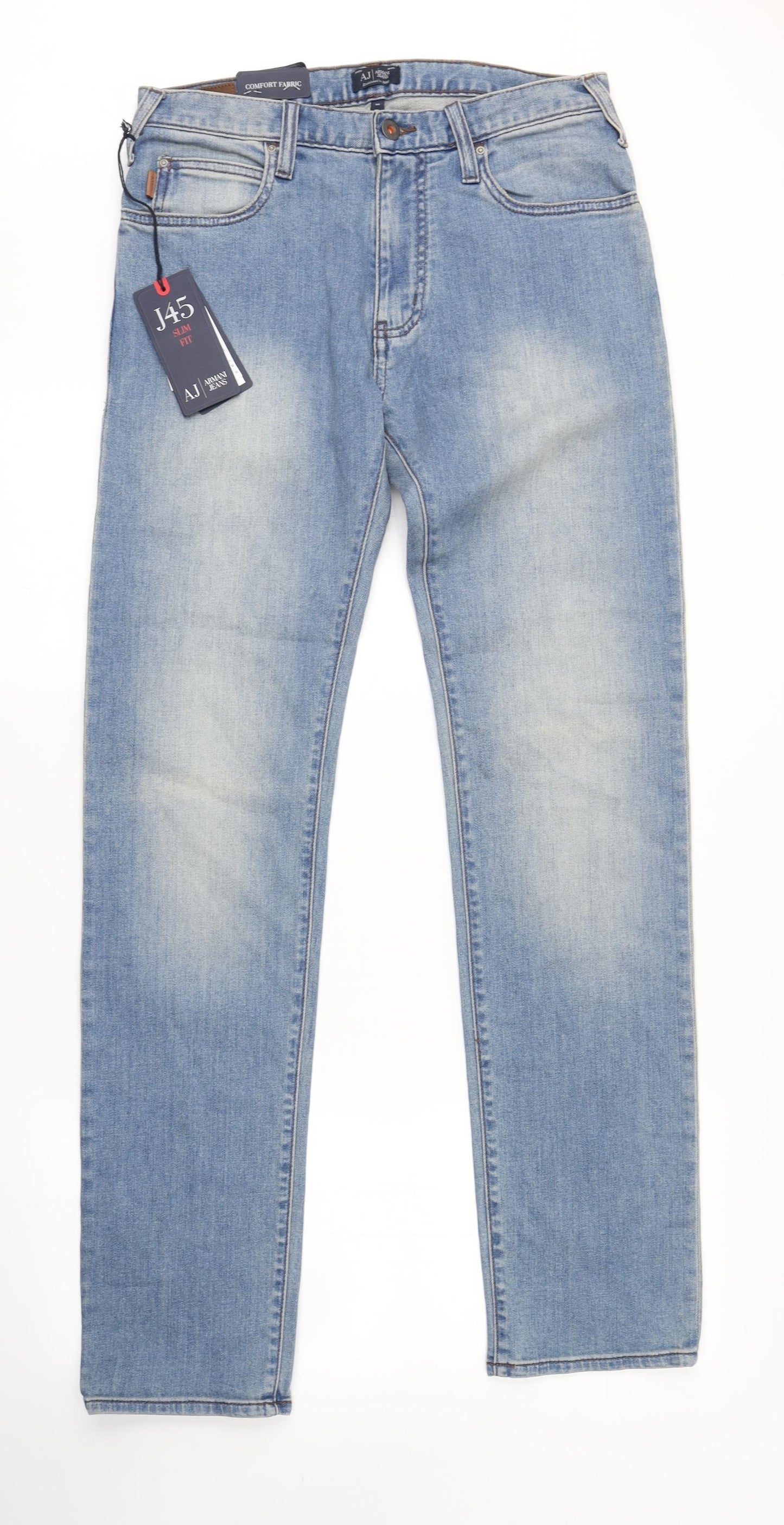 ARMANI Mens Blue   Straight Jeans Size 30 in L33 in