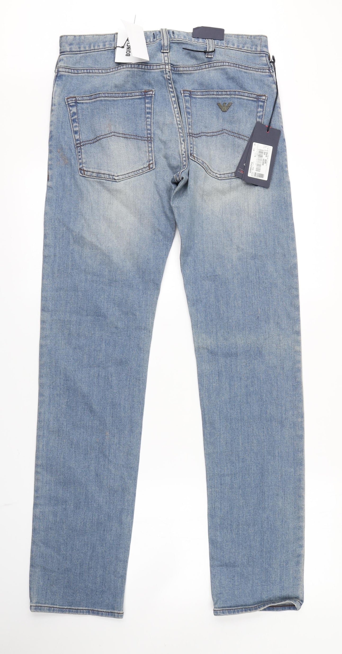 ARMANI Mens Blue   Straight Jeans Size 30 in L33 in