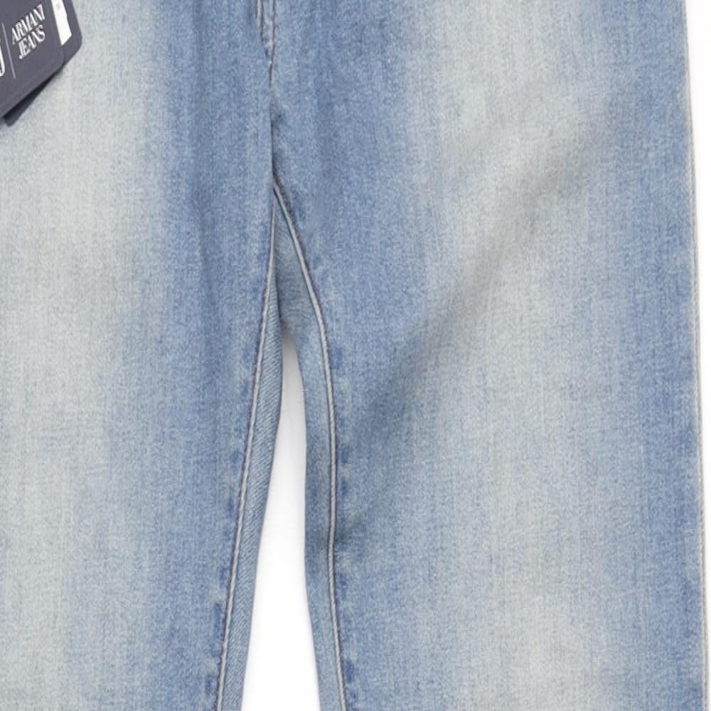 ARMANI Mens Blue   Straight Jeans Size 30 in L33 in