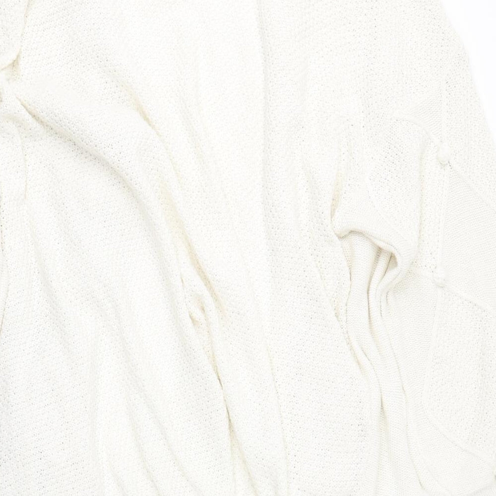 In the Style Womens White   Cardigan Jumper Size 24