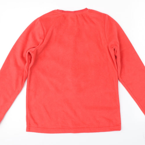 Preworn Boys Red   Pullover Jumper Size 10-11 Years  - MANCHESTER UNITED FC