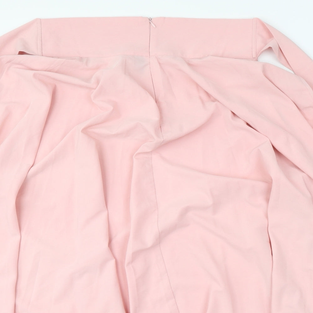 SheIn Womens Pink   A-Line Skirt Size XL