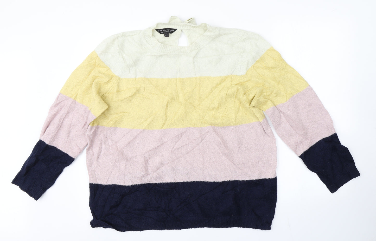 Dorothy Perkins Womens Multicoloured   Pullover Jumper Size 14