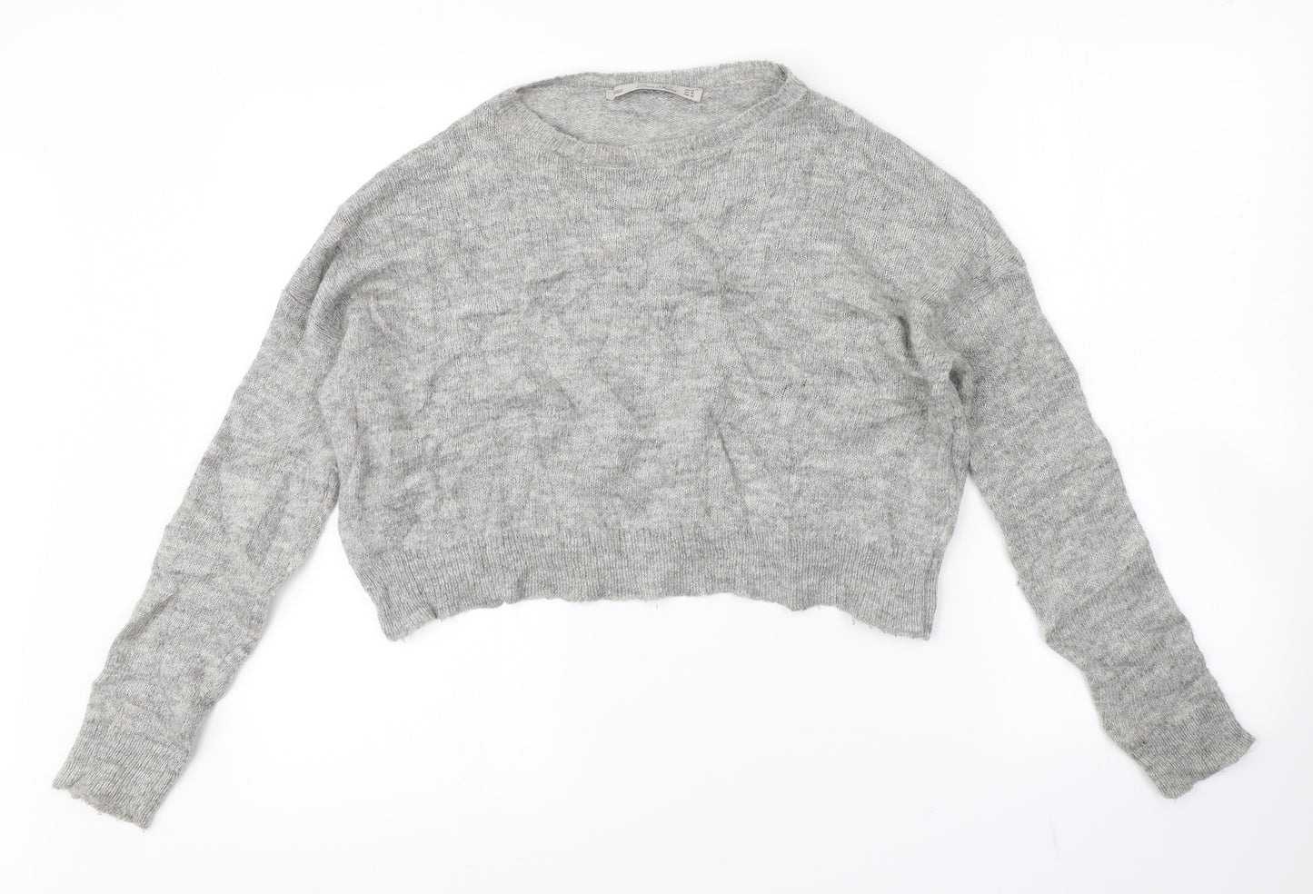 LARA KNIT Womens Grey   Pullover Jumper Size M