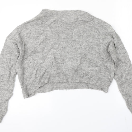 LARA KNIT Womens Grey   Pullover Jumper Size M
