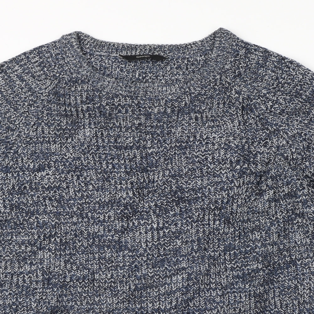 George Mens Blue   Pullover Jumper Size L