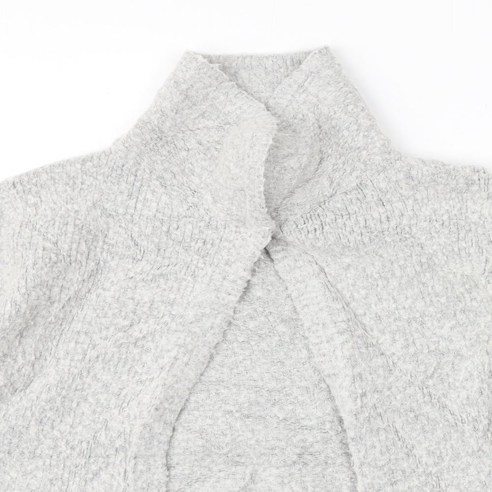 Primark Girls Grey Batik  Cardigan Jumper Size 3-4 Years