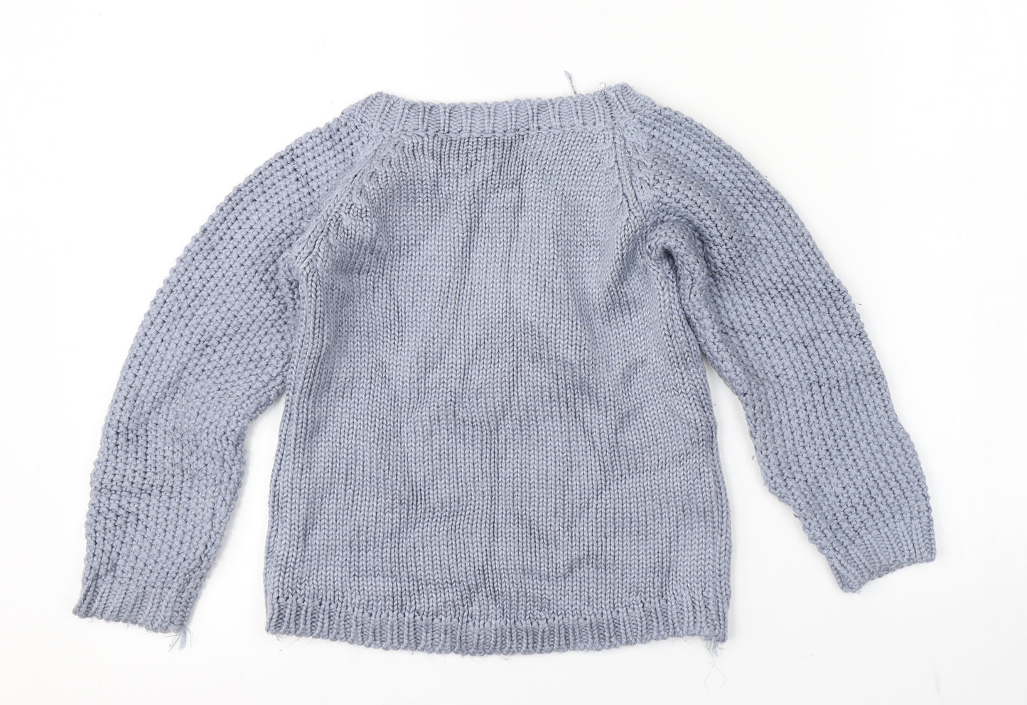 Preworn Girls Blue   Pullover Jumper