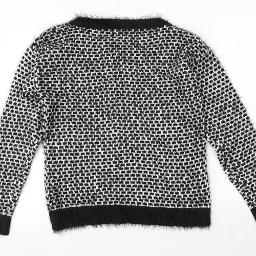 CASAMA Womens Multicoloured Check  Pullover Jumper Size M