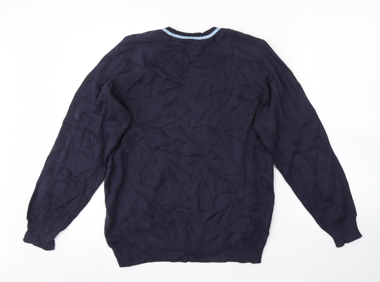 MAGICFIT Mens Blue   Pullover Jumper