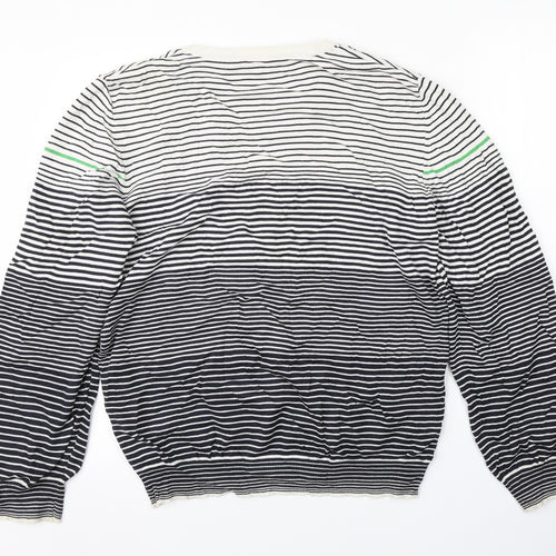 Preworn Mens Multicoloured Striped  Pullover Jumper Size L