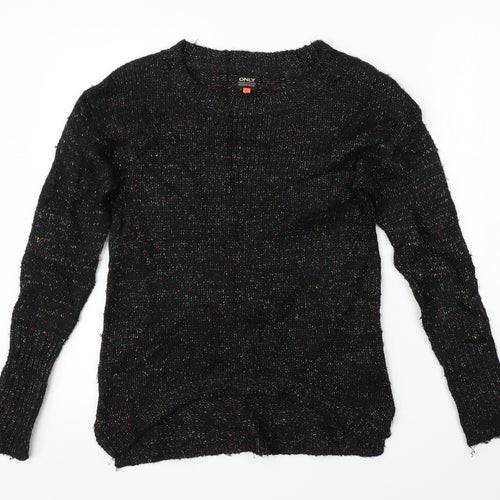 Only Womens Black   Pullover Jumper Size S