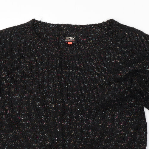 Only Womens Black   Pullover Jumper Size S