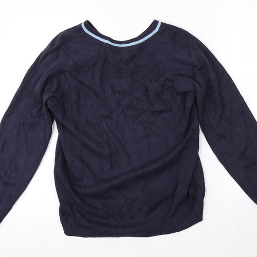 MAGICFIT Mens Blue   Pullover Jumper