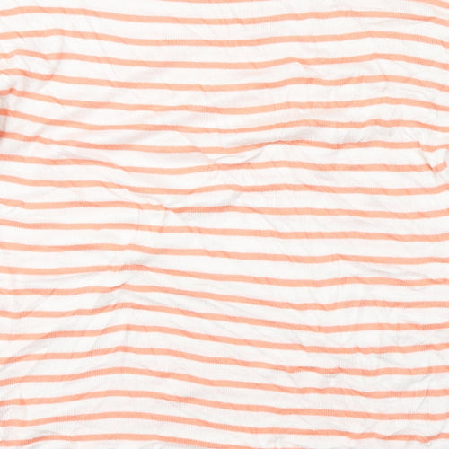 Peacocks Womens Multicoloured Striped  Basic T-Shirt Size 10