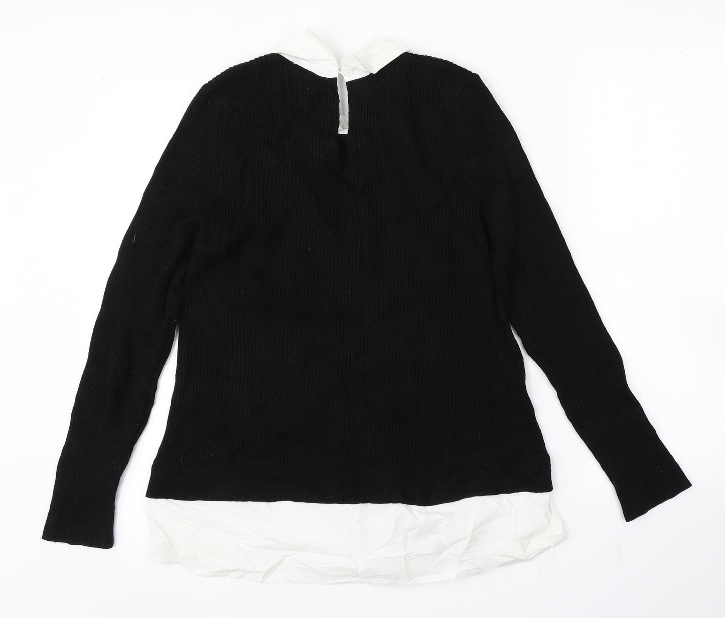 Peacocks Womens Black   Pullover Jumper Size 14