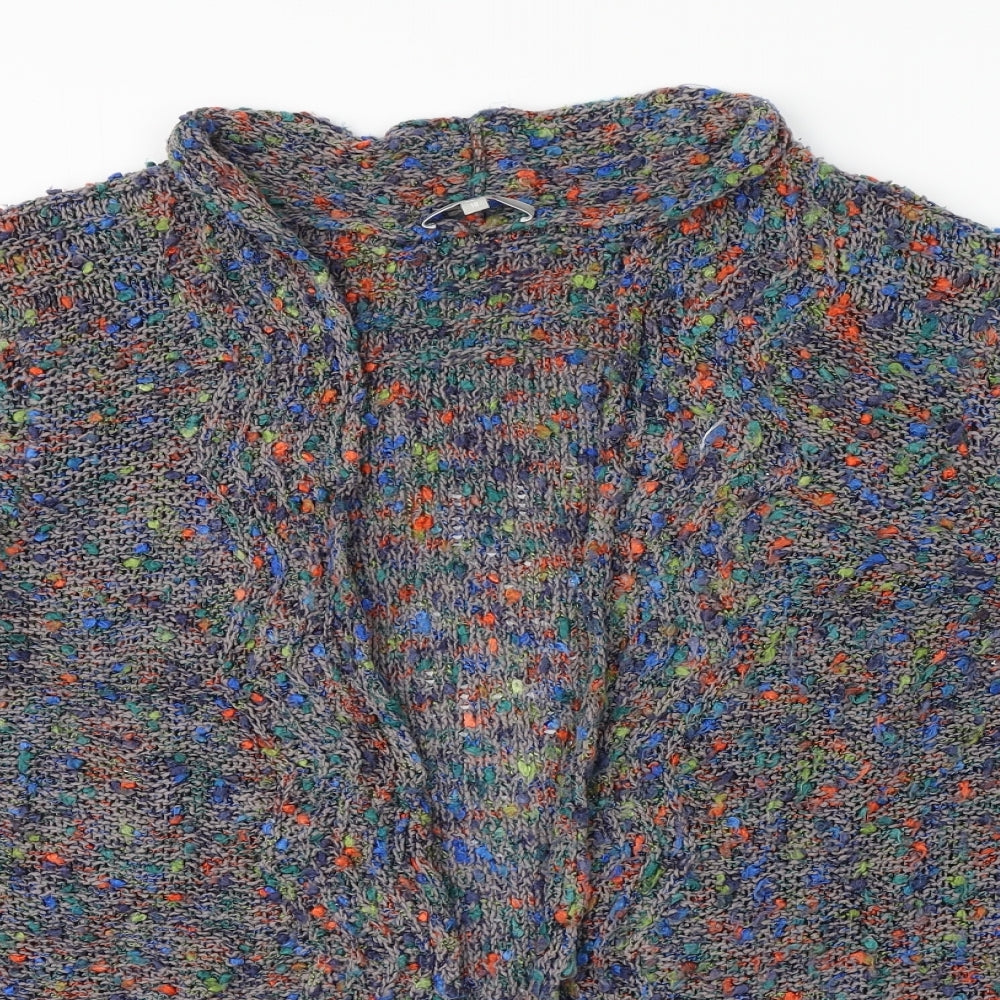 Per Una Womens Grey   Cardigan Jumper Size 18