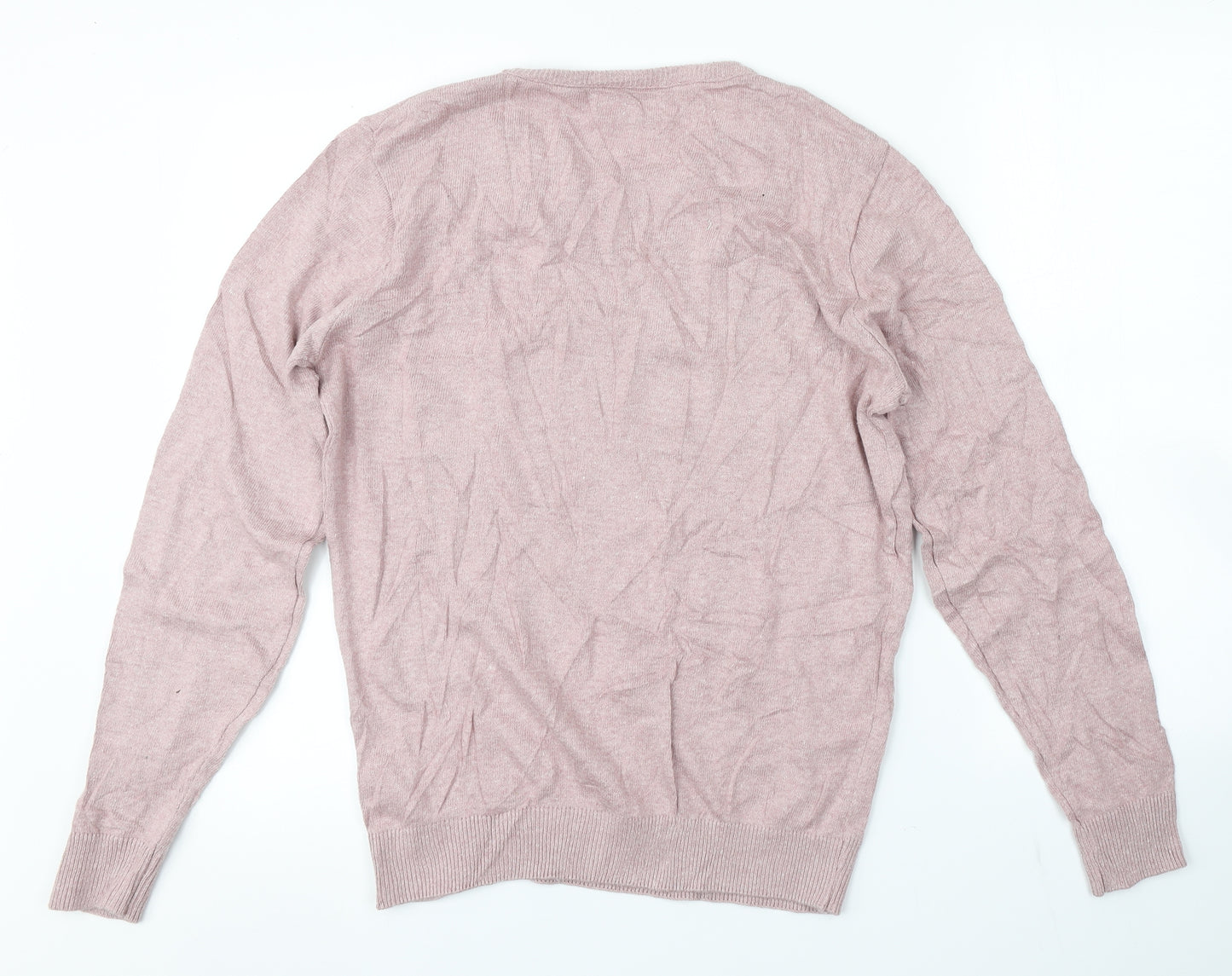River Island Mens Pink   Pullover Jumper Size M