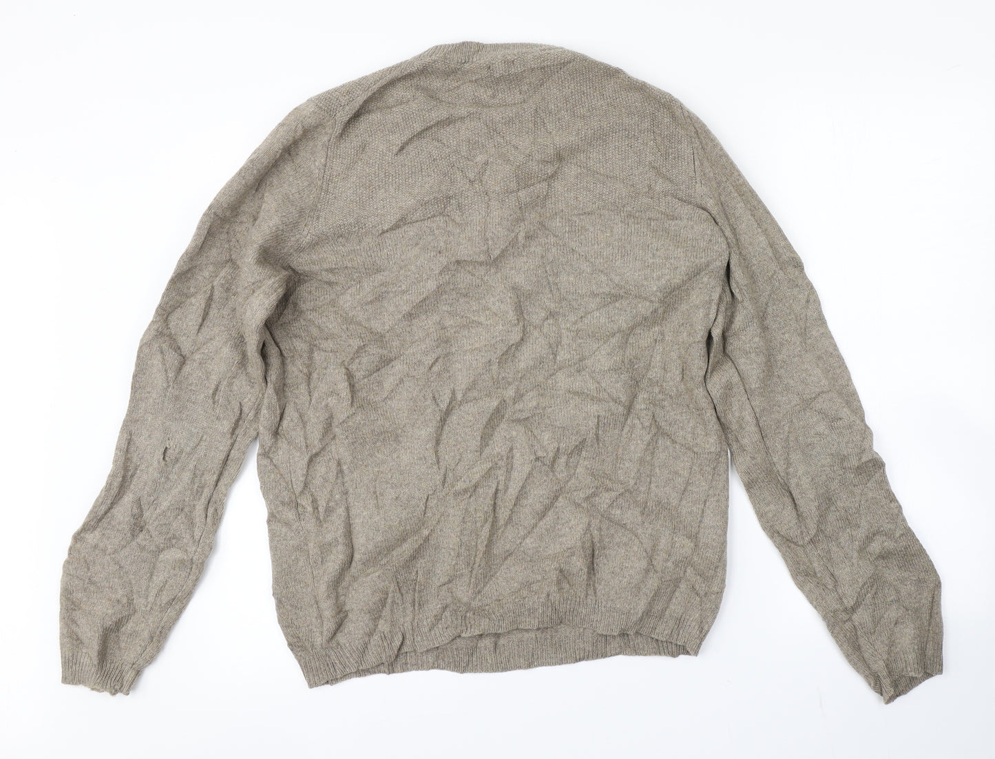 John Lewis Mens Beige   Pullover Jumper Size L