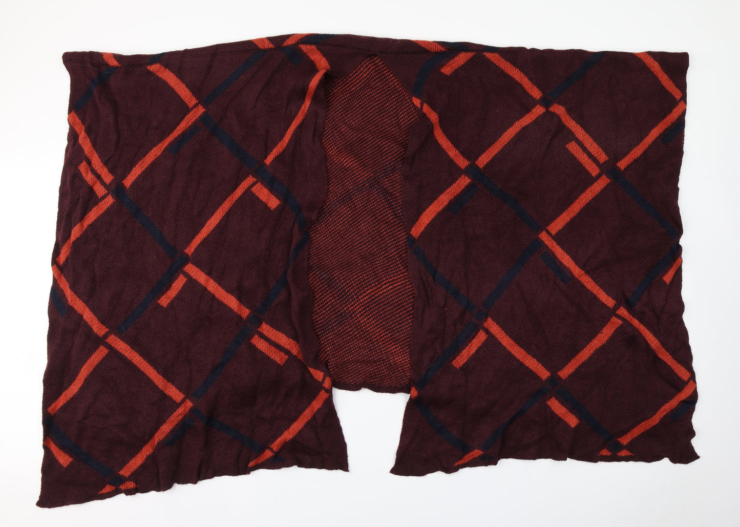 Principles Womens Multicoloured Argyle/Diamond   Shawl/Wrap