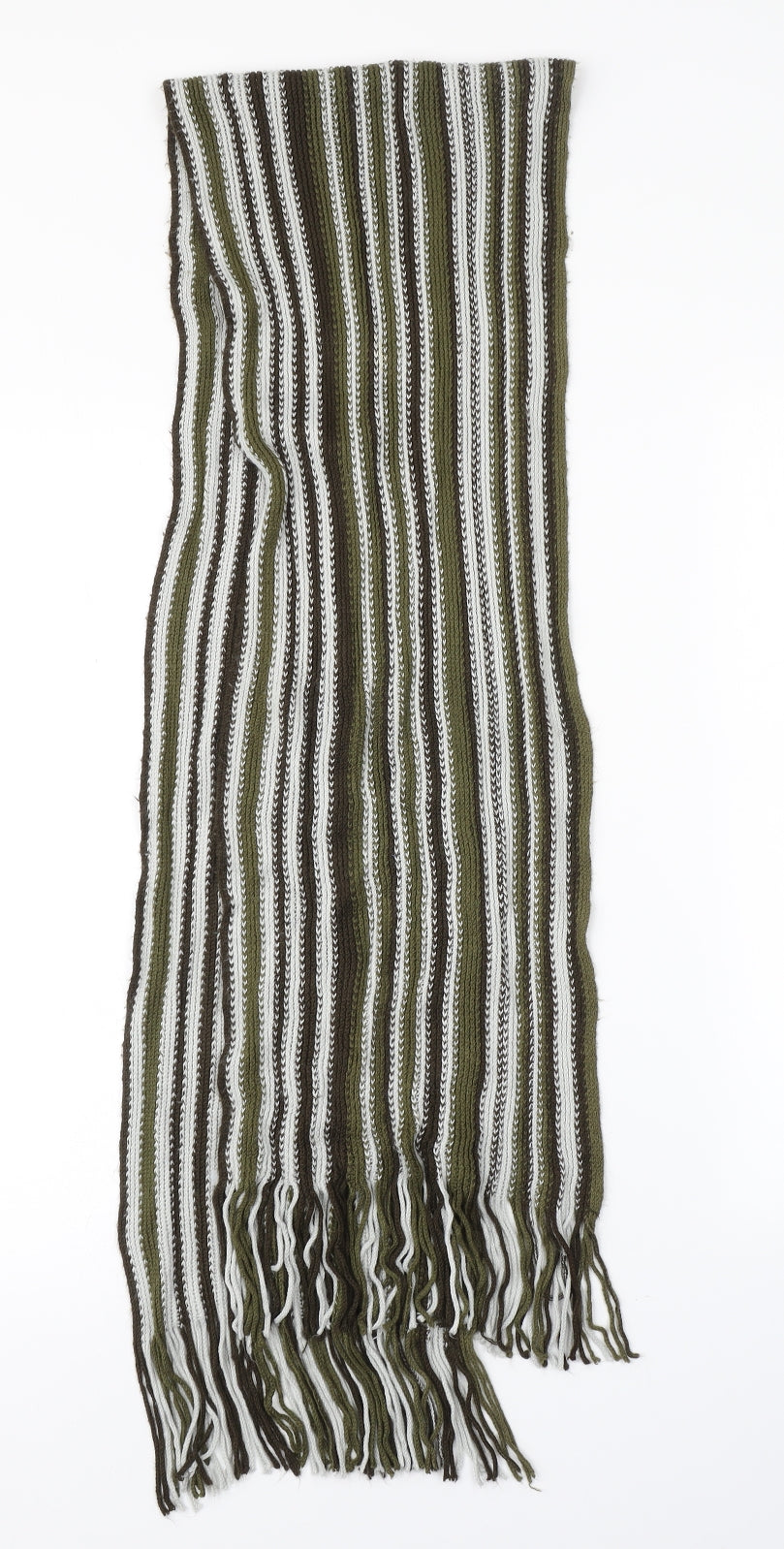 Preworn Unisex Multicoloured Striped  Scarf  One Size