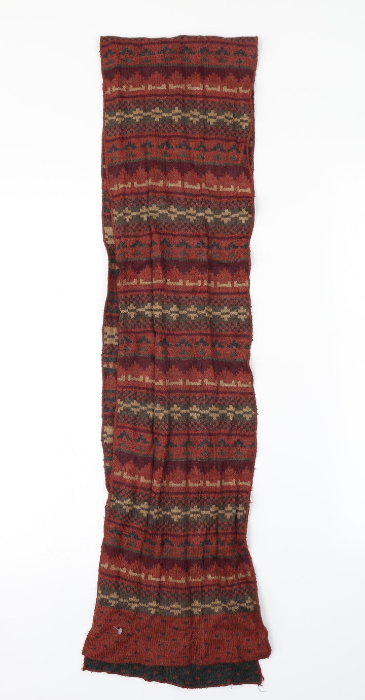 Preworn Unisex Multicoloured Striped  Scarf  One Size