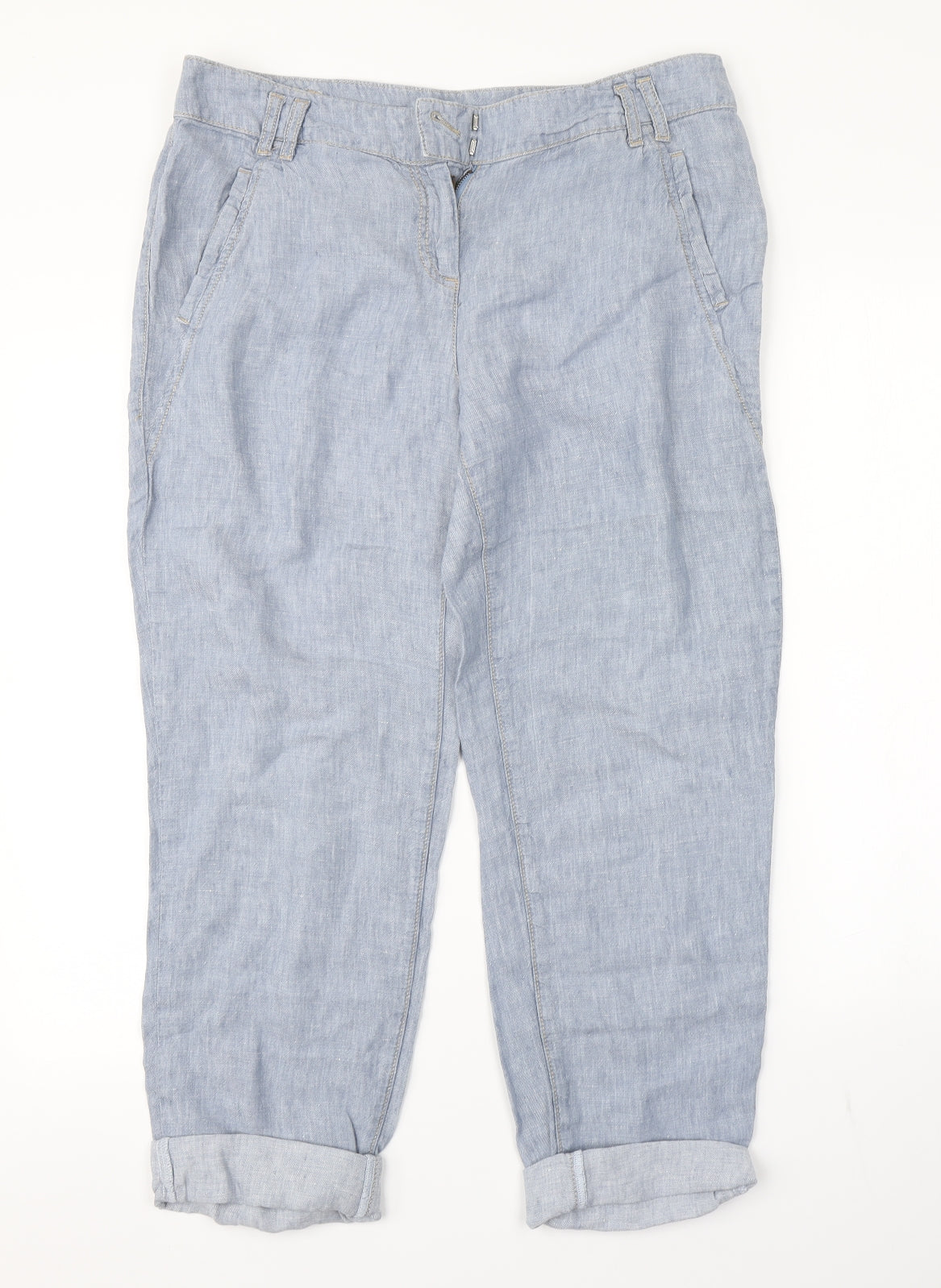 White Stuff Womens Blue   Straight Jeans Size 12 L24 in
