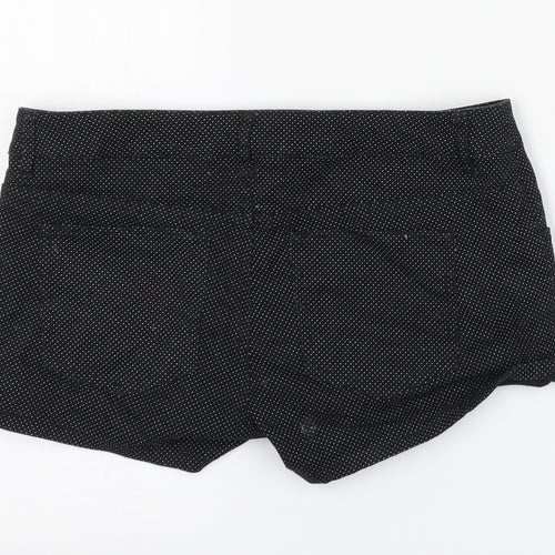 H&M Womens Black   Hot Pants Shorts Size 6