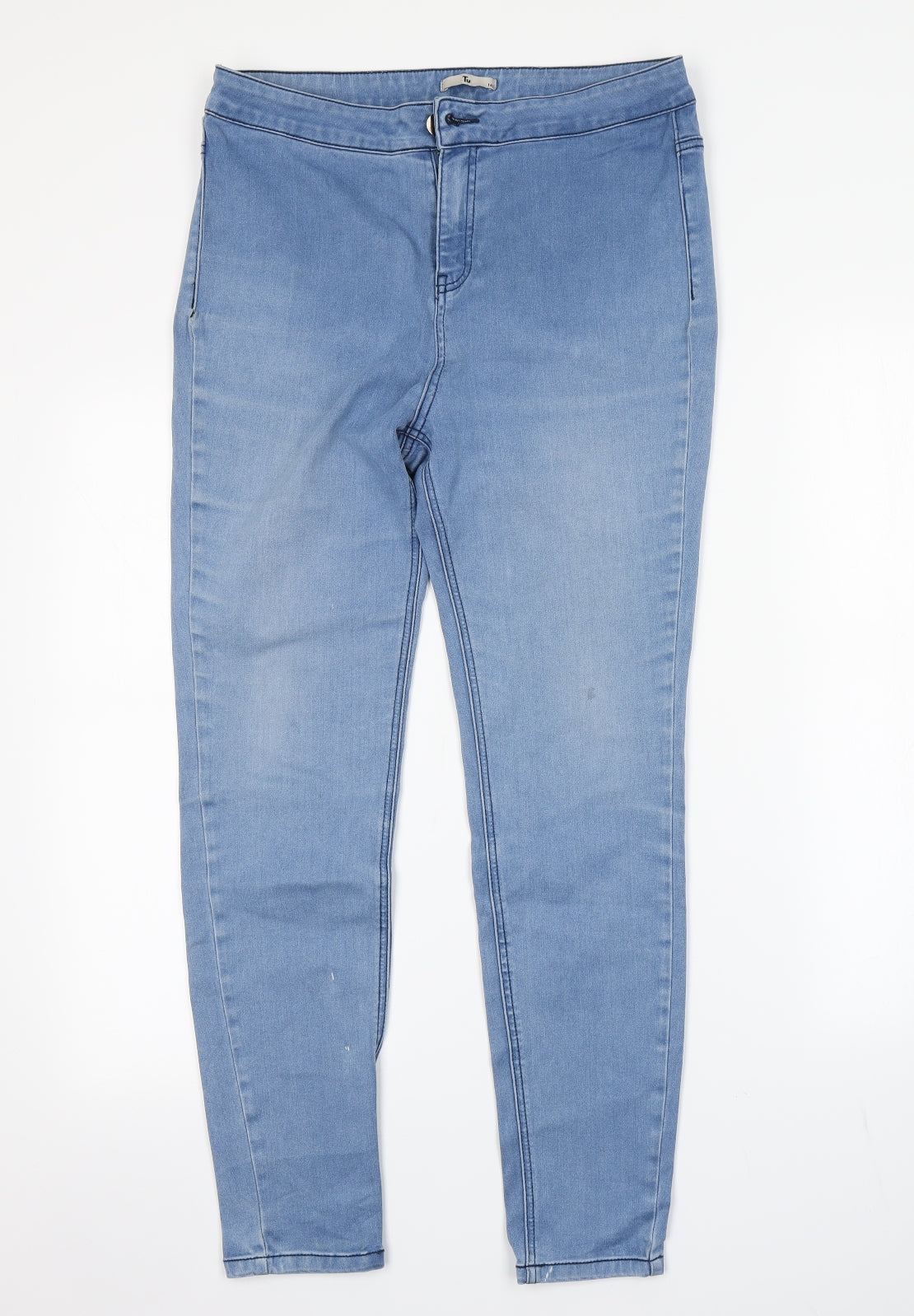 TU Womens Blue   Jegging Jeans Size 14 L27 in