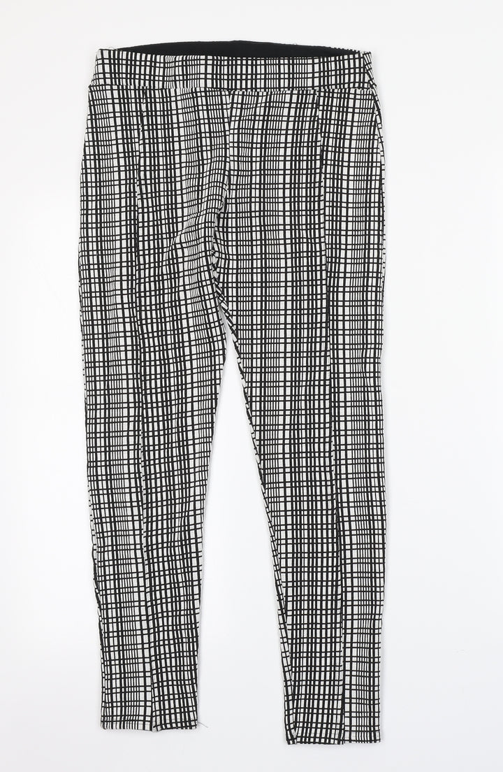 Jane Norman Womens Multicoloured Check  Trousers  Size 10 L25 in