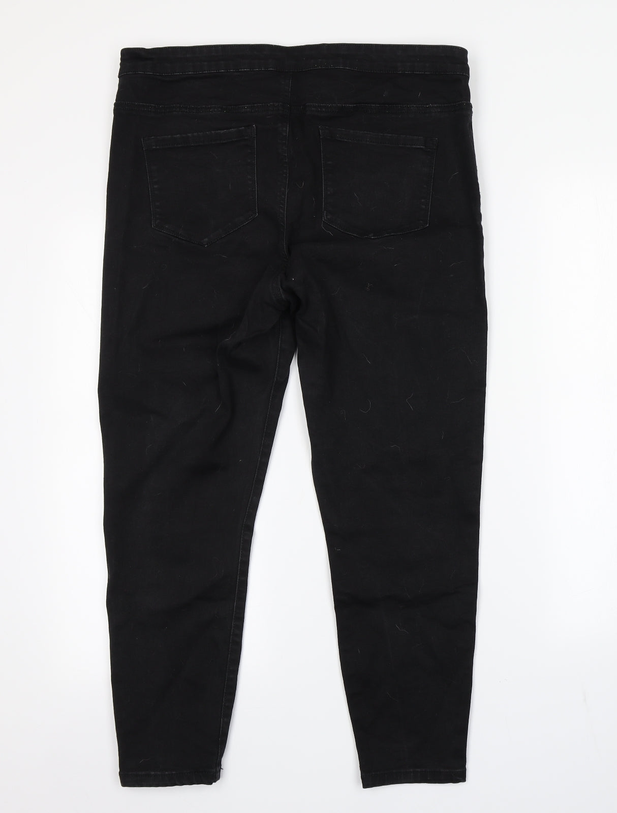 Primark Womens Black   Skinny Jeans Size 18 L24 in
