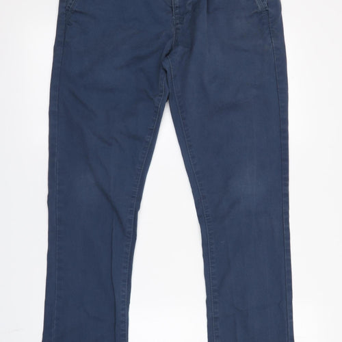 Topman Womens Blue   Chino Trousers Size 32 in L32 in