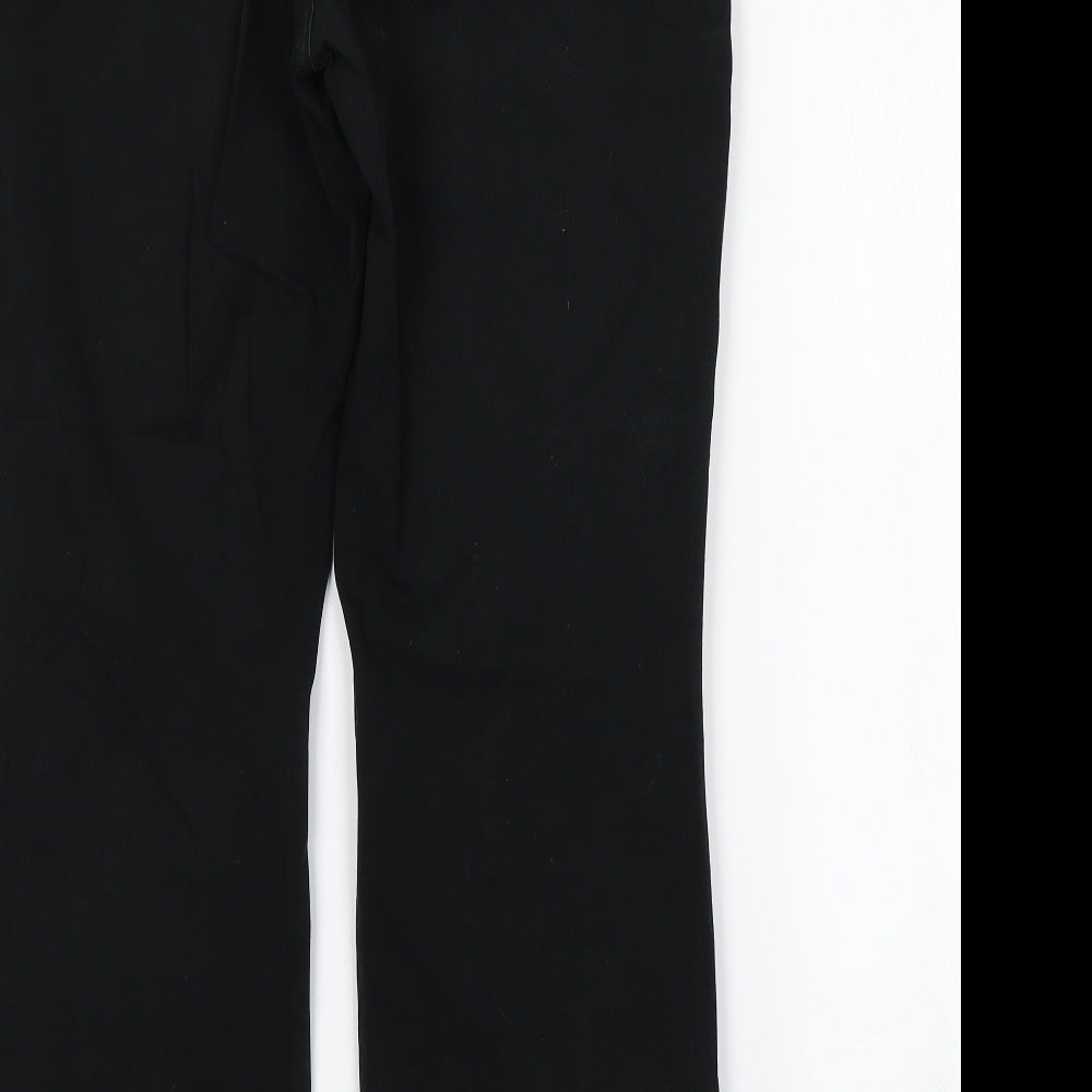 M&S Womens Black   Straight Jeans Size 16 L29 in