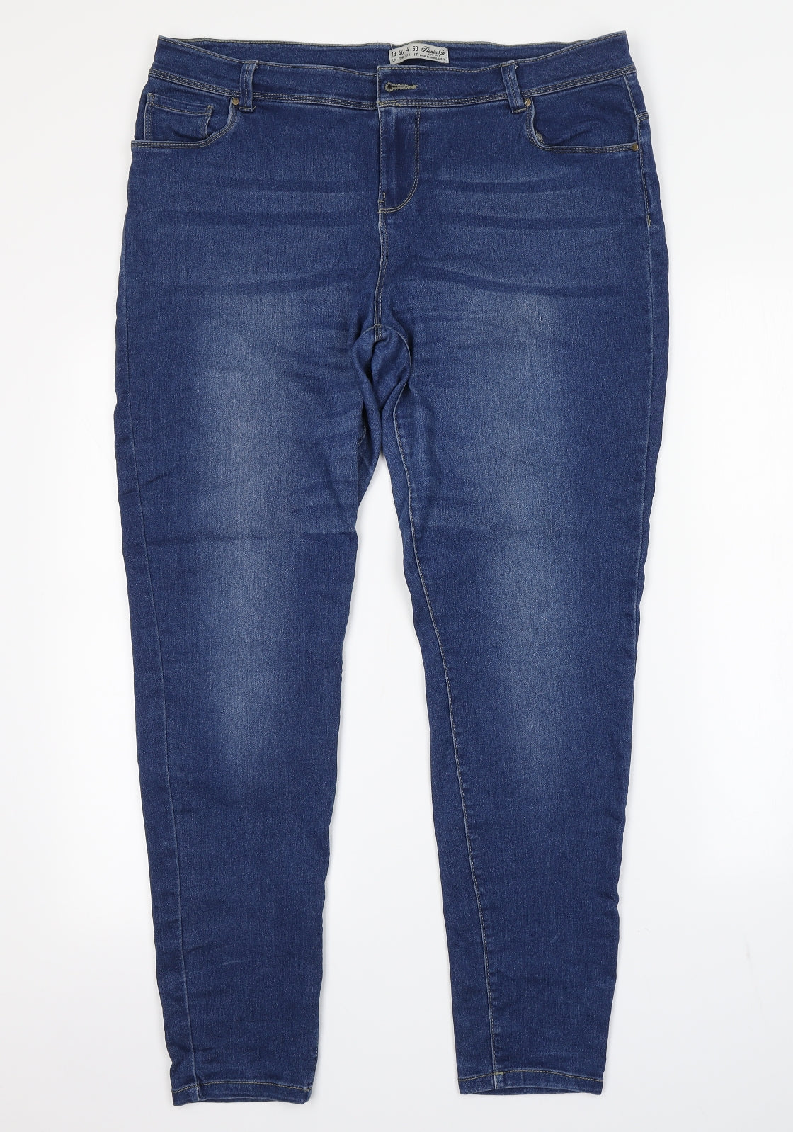 Primark Womens Blue   Skinny Jeans Size 18 L29 in