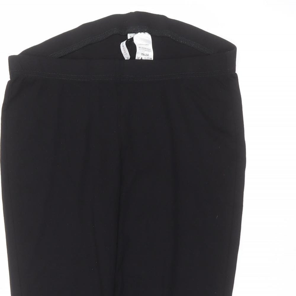 NEXT Womens Black   Cropped Leggings Size 14 L20 in