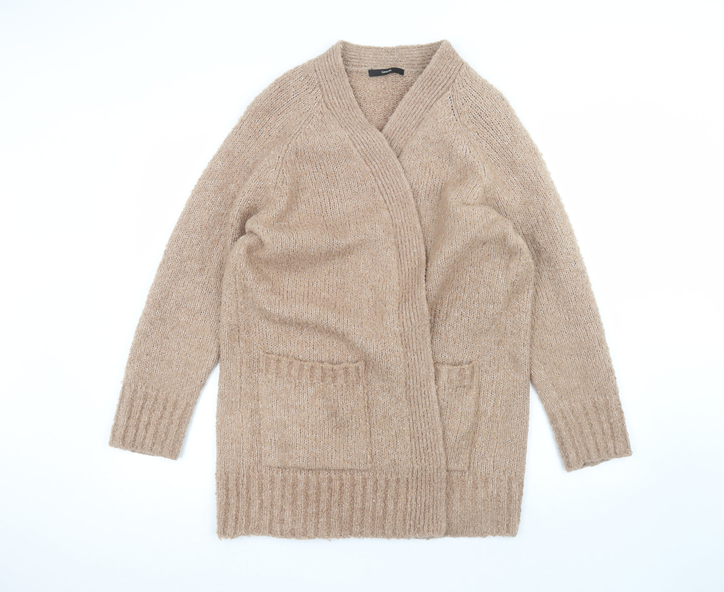 George Womens Brown   Cardigan Jumper Size L