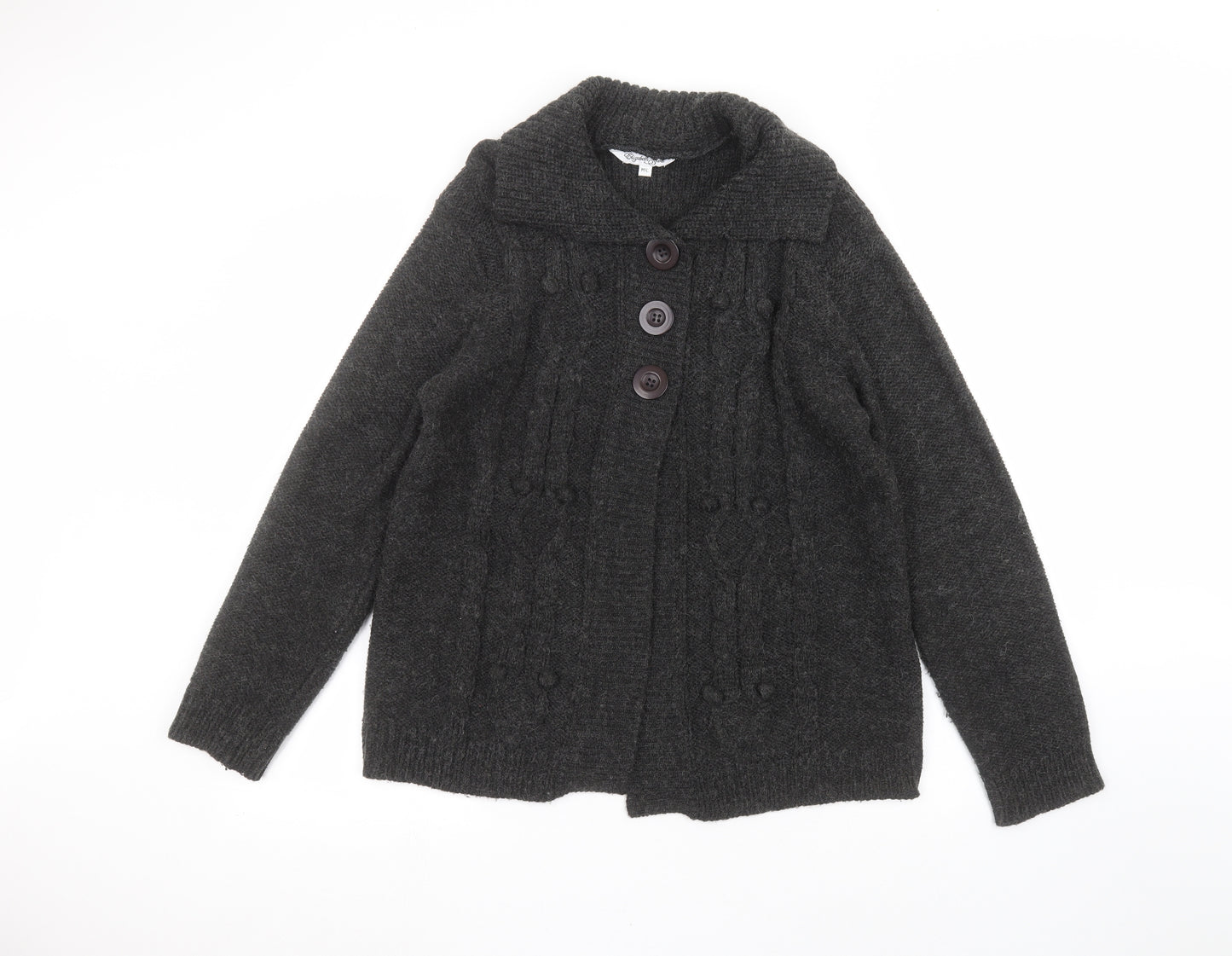 Elizabeth Scott  Womens Black   Jacket Coatigan Size M