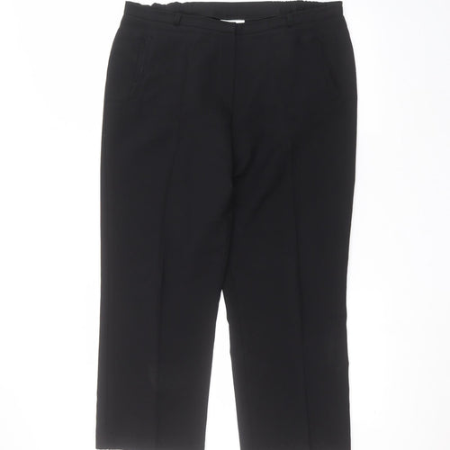 BHS Womens Black   Trousers  Size 14 L24 in