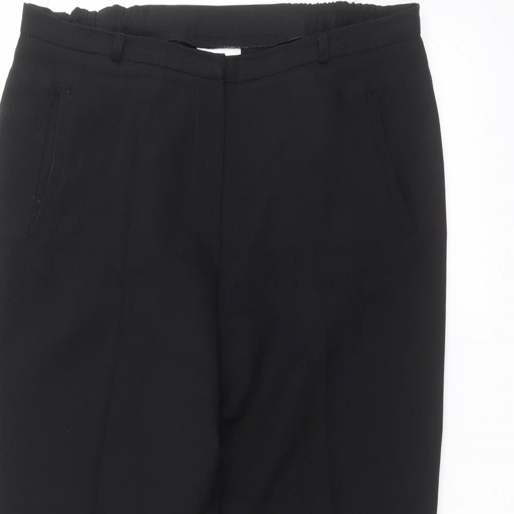 BHS Womens Black   Trousers  Size 14 L24 in